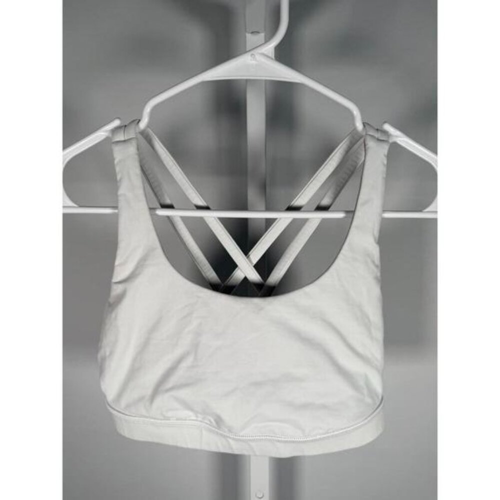 Lululemon Sports Bra, White, Size 6